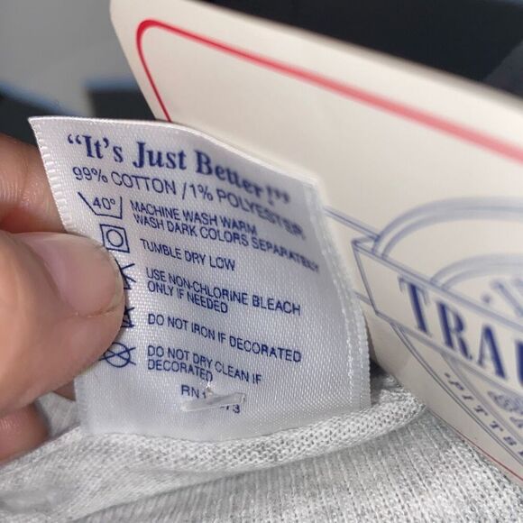 Delta Men's Gray University of Notre Damel Black Bears T-Shirt Size Large NWT - Picture 8 of 8